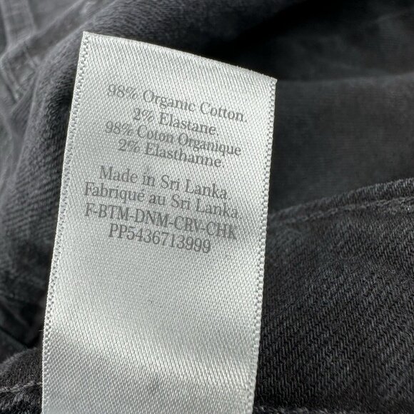 Everlane Women's NWT Black The Curvy Cheeky Hi-Rise Minimalist Jean W34/L28 - Picture 13 of 14